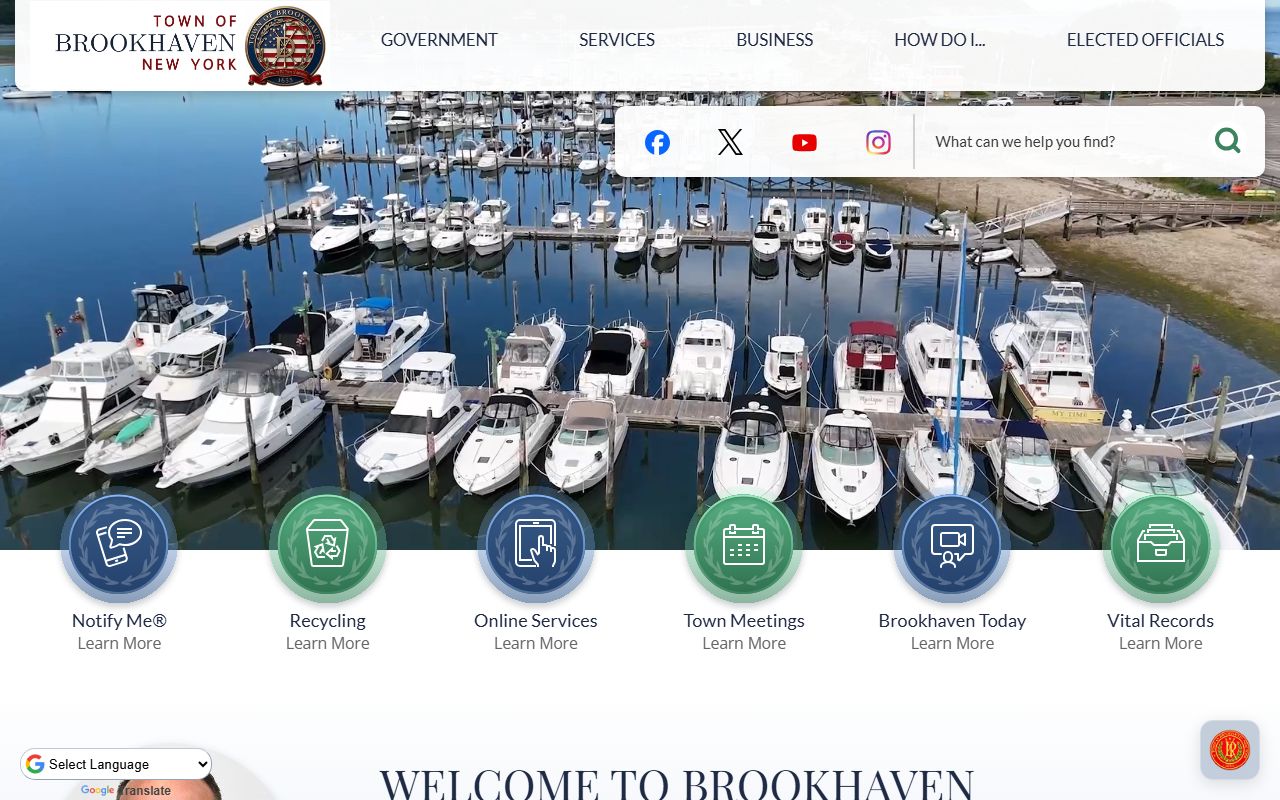 Brookhaven marriage license resources from Brookhaven Town government website