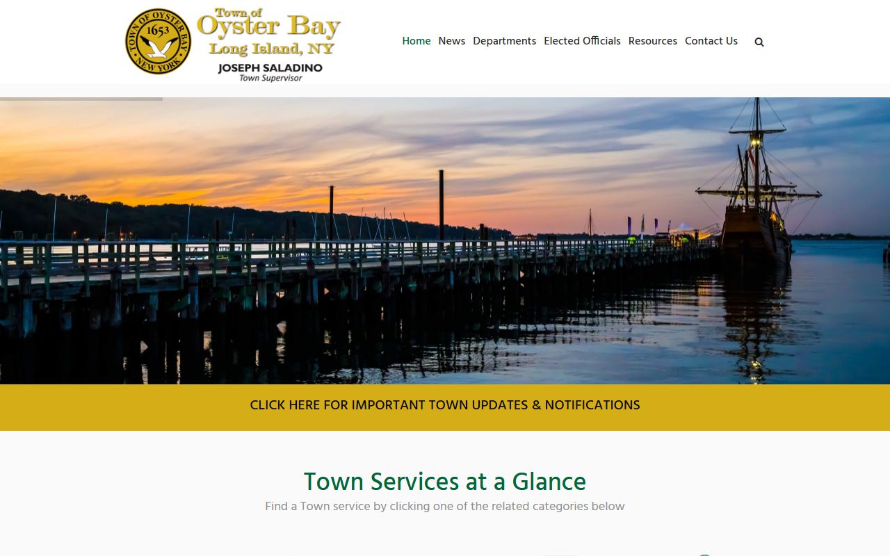 Oyster Bay marriage license information from Town of Oyster Bay website