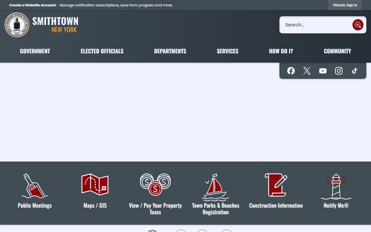 Smithtown marriage license information from Smithtown Town Clerk website