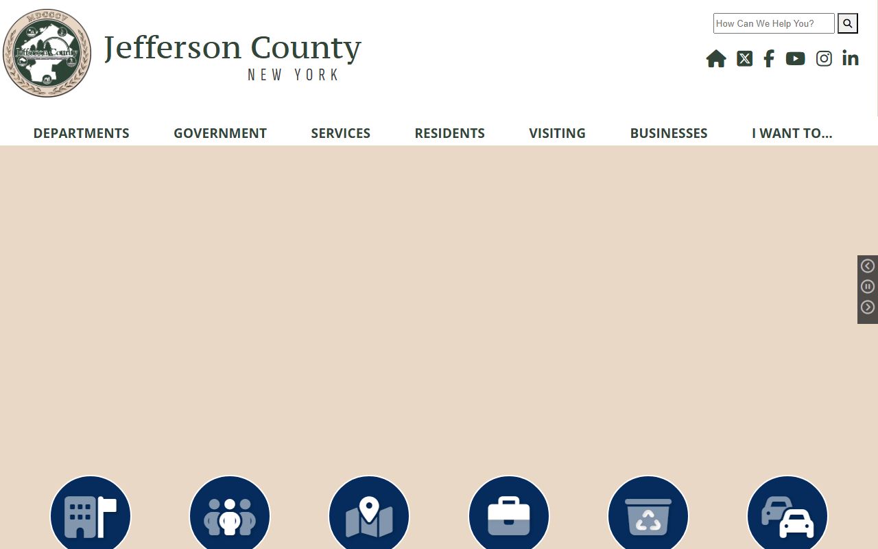 Jefferson County Clerk website with marriage license information