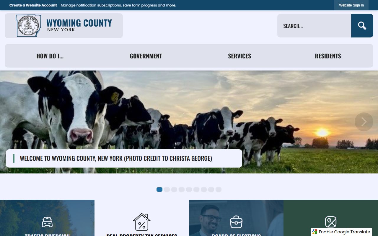 Wyoming County marriage license information from county clerk website